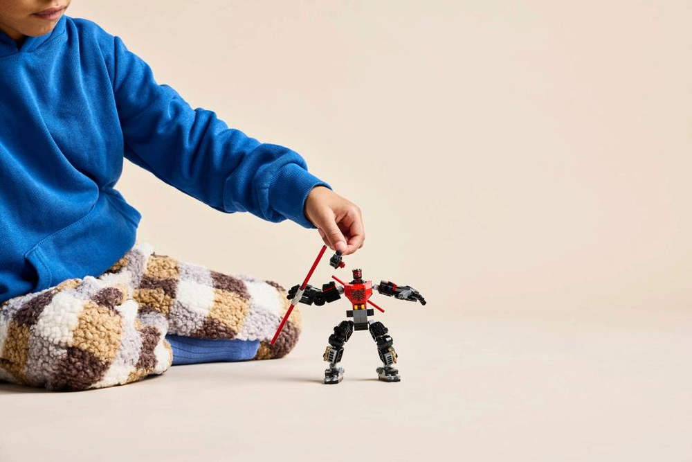 Конструктор Лего Звёздные Войны Дарт Мол — фигурка-робот 75411 | LEGO Star Wars Darth Maul Mech набор из 143 детали 6+