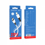 Кабель Type-C на Lighting Borofone BX79 (white)