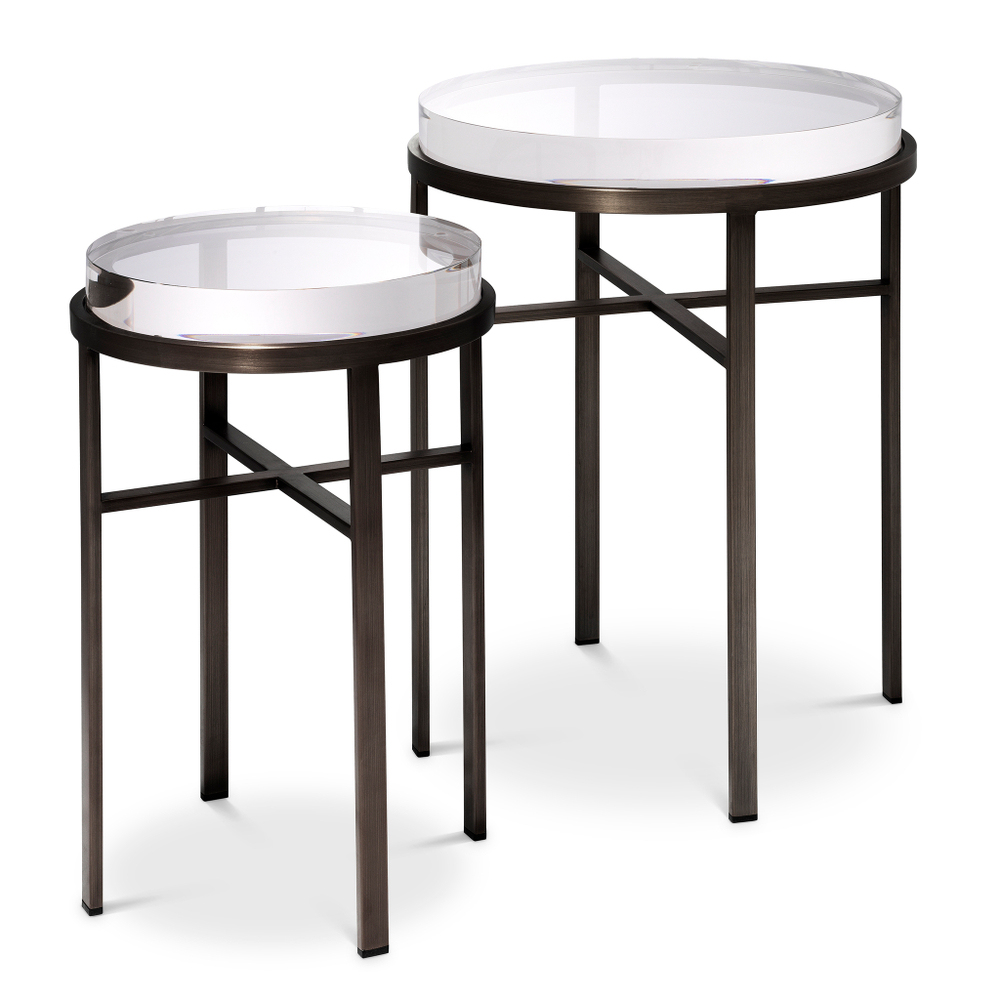 Приставной столик Side Table Hoxton set of 2 арт.114911