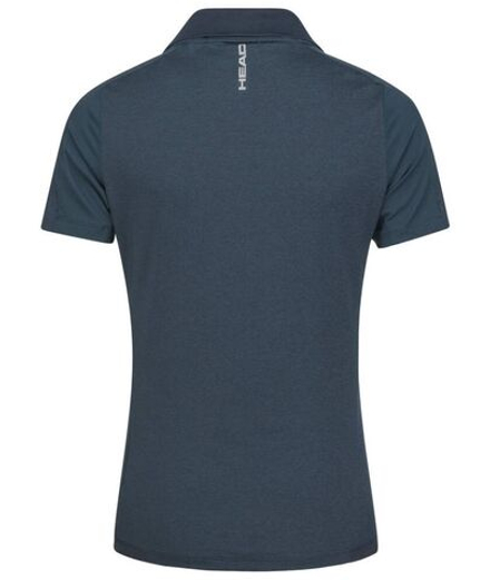 Женское поло Head Padel Tech Polo Shirt - небесный