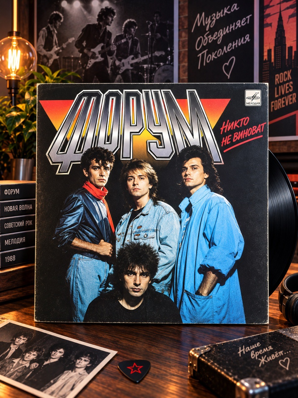 LP Forum - Nobody is guilty. Форум - Никто не виноват. Виниловая пластинка 12 дюймов Мелодия СССР 1988 год