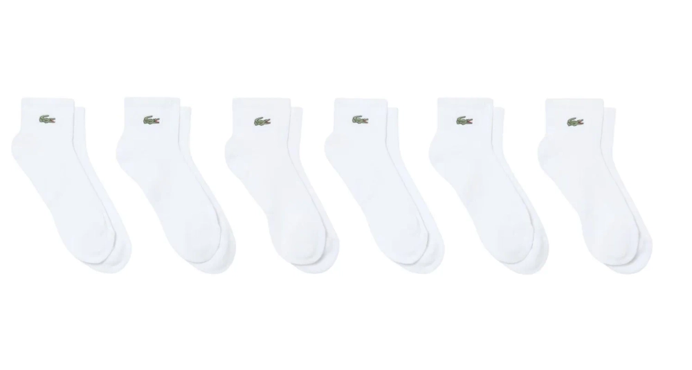 Теннисные носки Lacoste Socks 6P - white