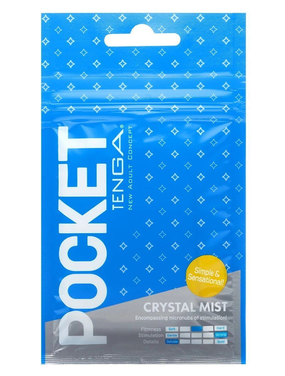 Карманный мастурбатор Crystal Mist (Цвет: прозрачный)