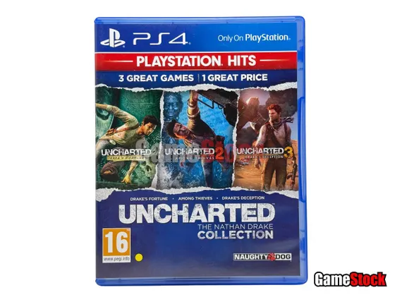 PS4 Uncharted: The Nathan Drake Collection (Б/У, Русские субтитры, CUSA-02343)