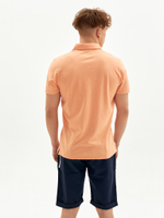 Поло однотонное Bowery NYC Slub Apricot