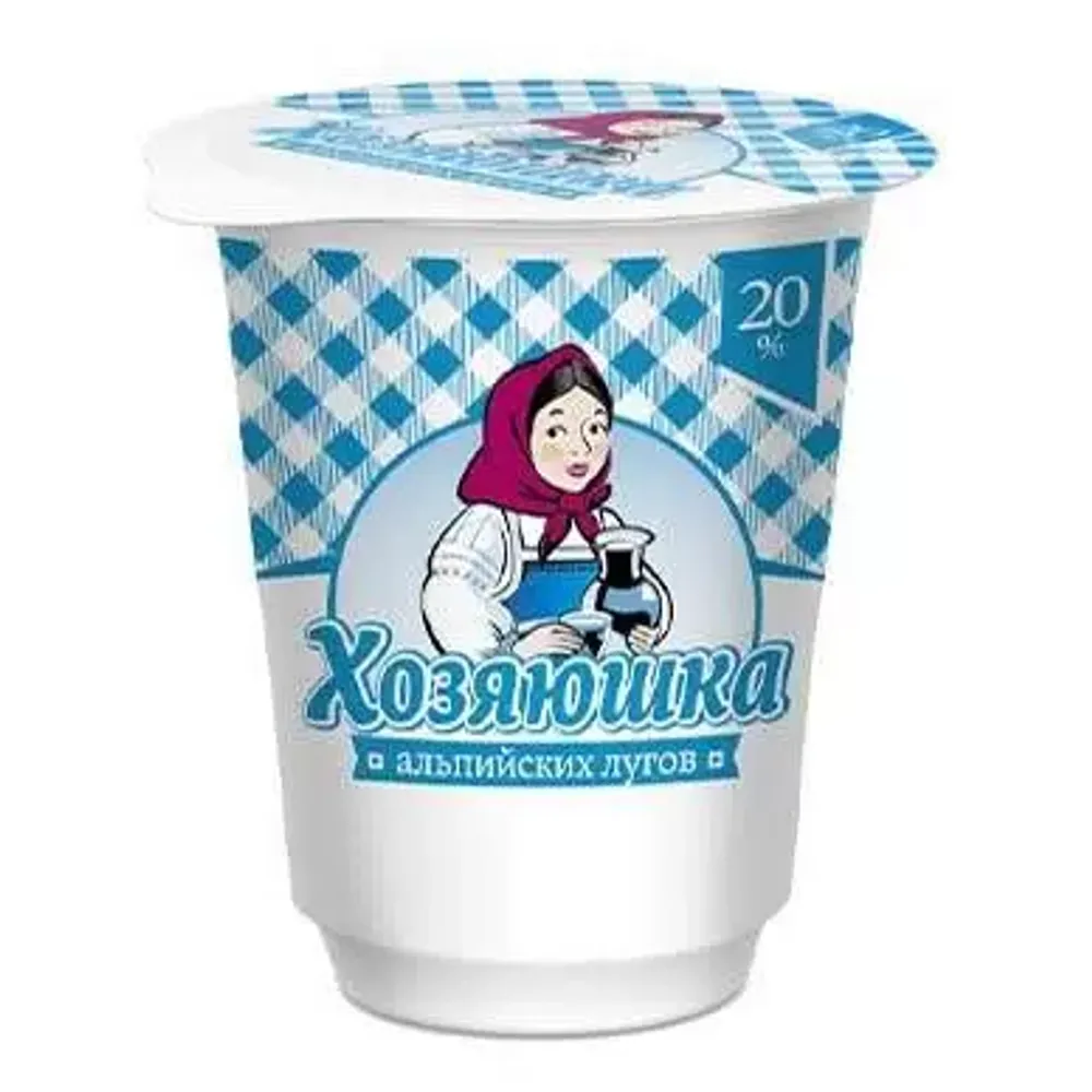 Сметанный продукт "Хозяюшка" 20% 400г