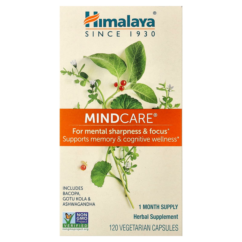 Himalaya, MindCare®, 120 вегетарианских капсул