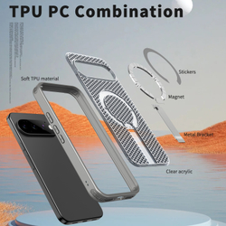 Прозрачный чехол Mesh Pro Magnetic Case для Google Pixel 11/Pixel 11 Pro