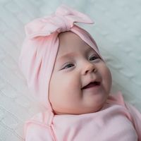 Тюрбан с бантом "Ягодный мусс" 0+