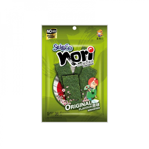 Seleco Морская капуста  жареная в листах, оригинальный вкус, 36 г