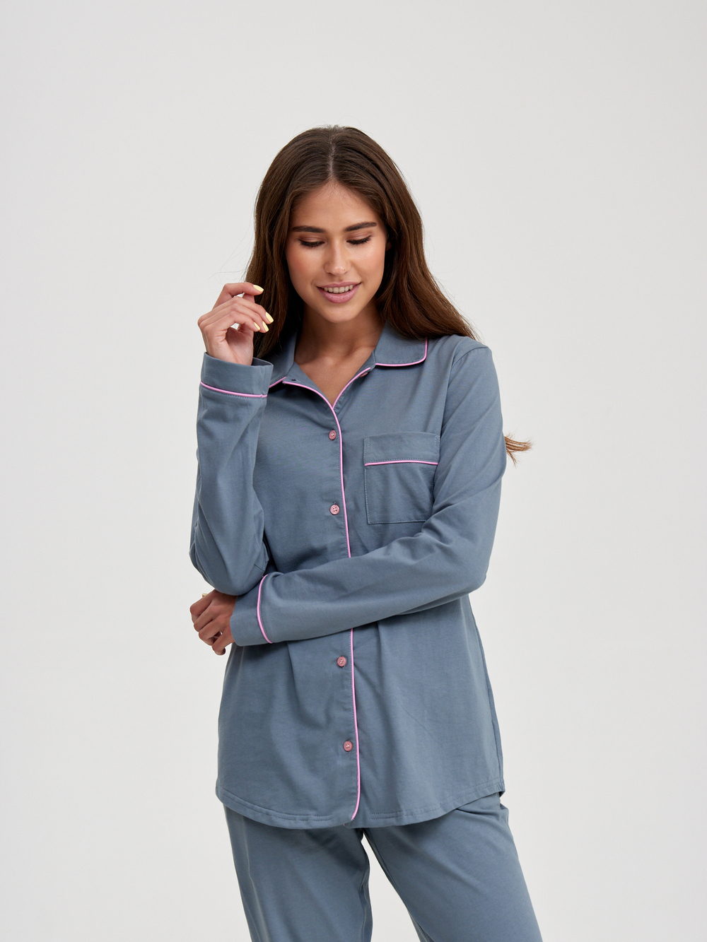 Пижама женская Ihomewear Classic Gray