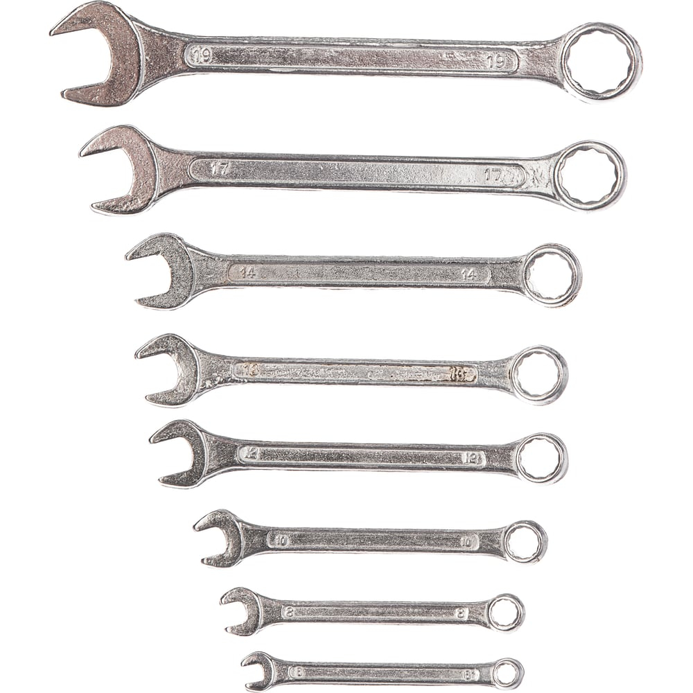 Набор комбинированных ключей Top Tools 6-19 мм, 8 шт. 35D356