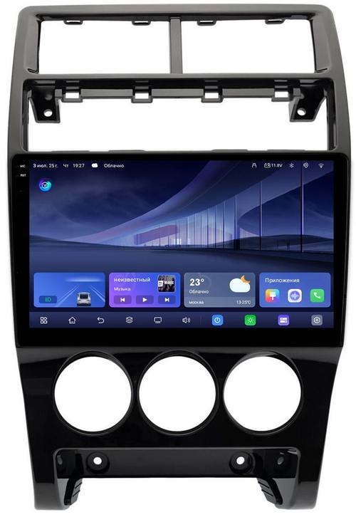 Магнитола для Lada Priora 2013-2018 - Kuberg QLed+2K, Android 14, TS105, Быстрейшая, CarPlay, SIM-слот