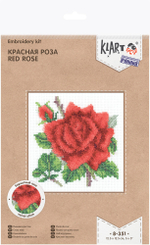"Klart" набор для вышивания 8-351 "Красная роза"