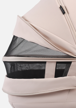 Peppy Коляска детская Monaco thermo 2 в 1 Beige (бежевый), рама серо-коричневая