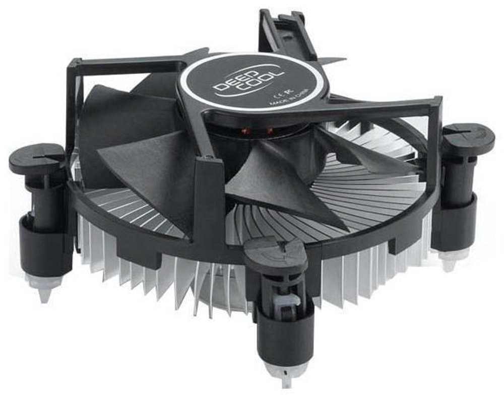 DeepCool CK-11509, 1х92мм, 3-pin, Al, 2200rpm, 38.6CFM, 26.8дБ, TDP 65Вт, INTEL 1200/115x, AMD не поддерживается