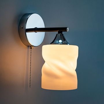 Бра с выключателем 1*E27 CL132315 xром/черный Нильс Citilux