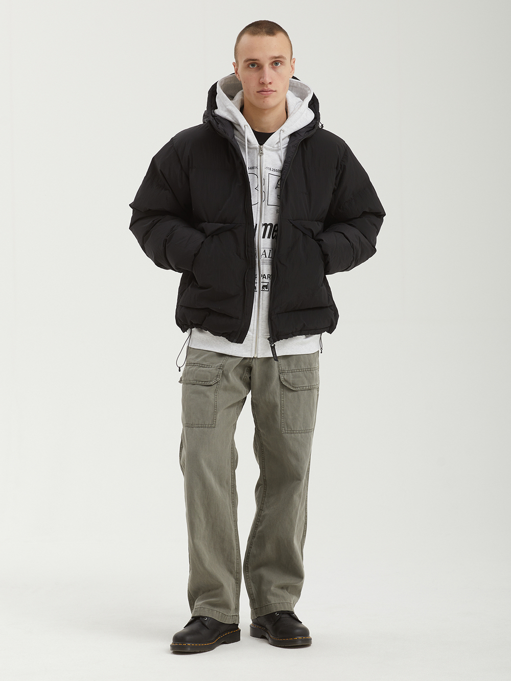 Мужской Пуховик Down Puffer Hooded