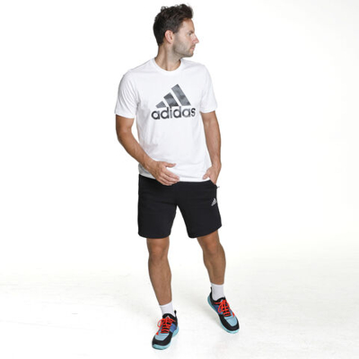 Мужское теннисное поло adidas Camo T-Shirt Men - White