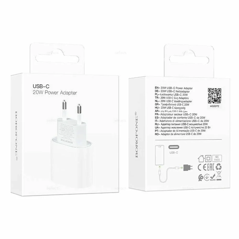 Зарядное устройство Borofone BA100A (white)