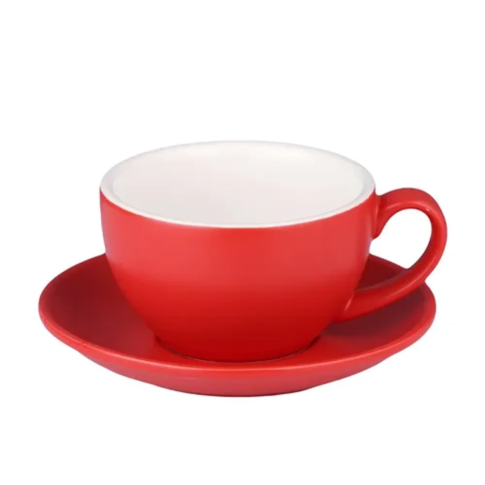 Чайная пара 370 мл красная матовая d 10,9 см h7,2 см Barista (Бариста) P.L. Proff Cuisine [6]