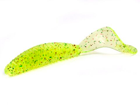 Слаги съедобные искусственные Lucky John ULTRAWORM Curly 3in (76.2 мм), цвет S15, 7шт.