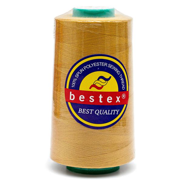Нитки универсальные Bestex 50/2, 4570 м (5000 ярд) / 1 кат., 017 пастельно-горчичный