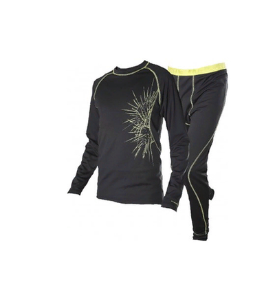 Термобелье Five Seasons JEFF SET  Man компл.S Black-yellow