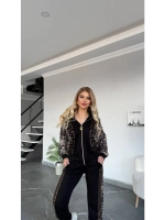 костюм с принтом