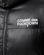 COMME DES FUCKDOWN КУРТКА С КАПЮШОНОМ ЧЕРНАЯ