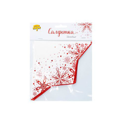 Салфетки фигурные Снежные Искры, 33 см
