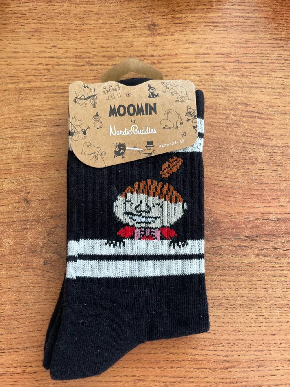 Носки женские Moomin Ретро-носки Мумины, Little My laughing, размер 36-42 (из Финляндии)