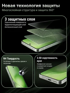 Защитное стекло для VIVO X200 Pro mini с ультратонкой рамкой SmartDevil