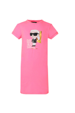 Платье Karl Lagerfeld Kids - розовый(Z30073)