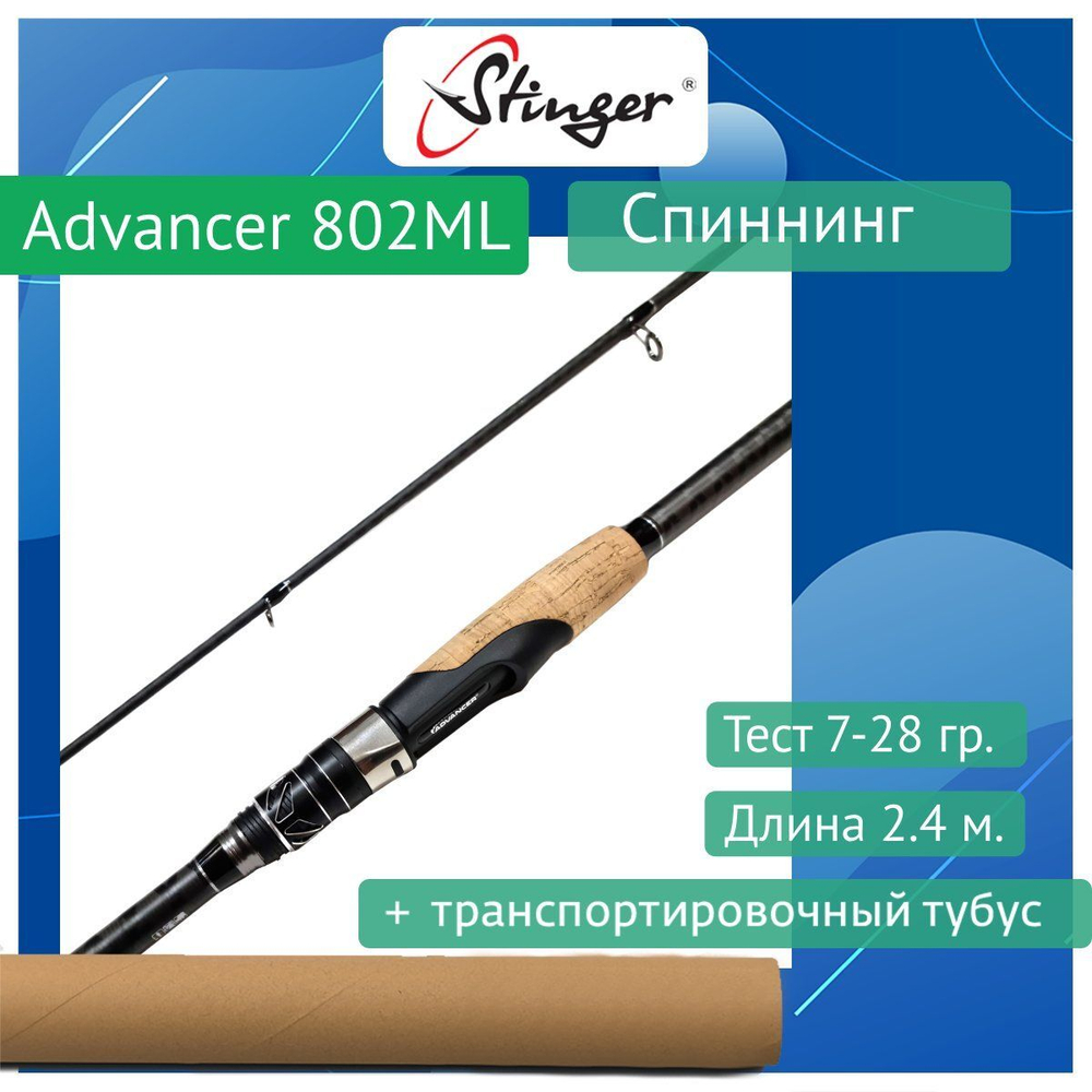 Спиннинг Advancer 802ML 2,40m 7-28gr