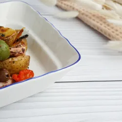Салатник 400 мл 16*16 см h4,5 см квадратный Sea Flower P.L. Proff Cuisine [6]