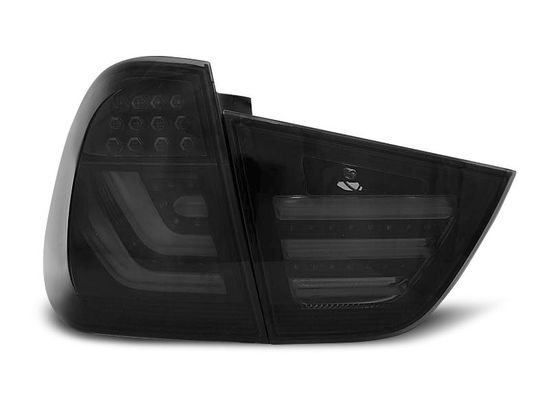 Задние фонари Bmw 3 E91 smoke black led bar