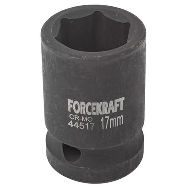 Головка ударная 17мм (6гр.),1/2'' FORCEKRAFT FK-44517