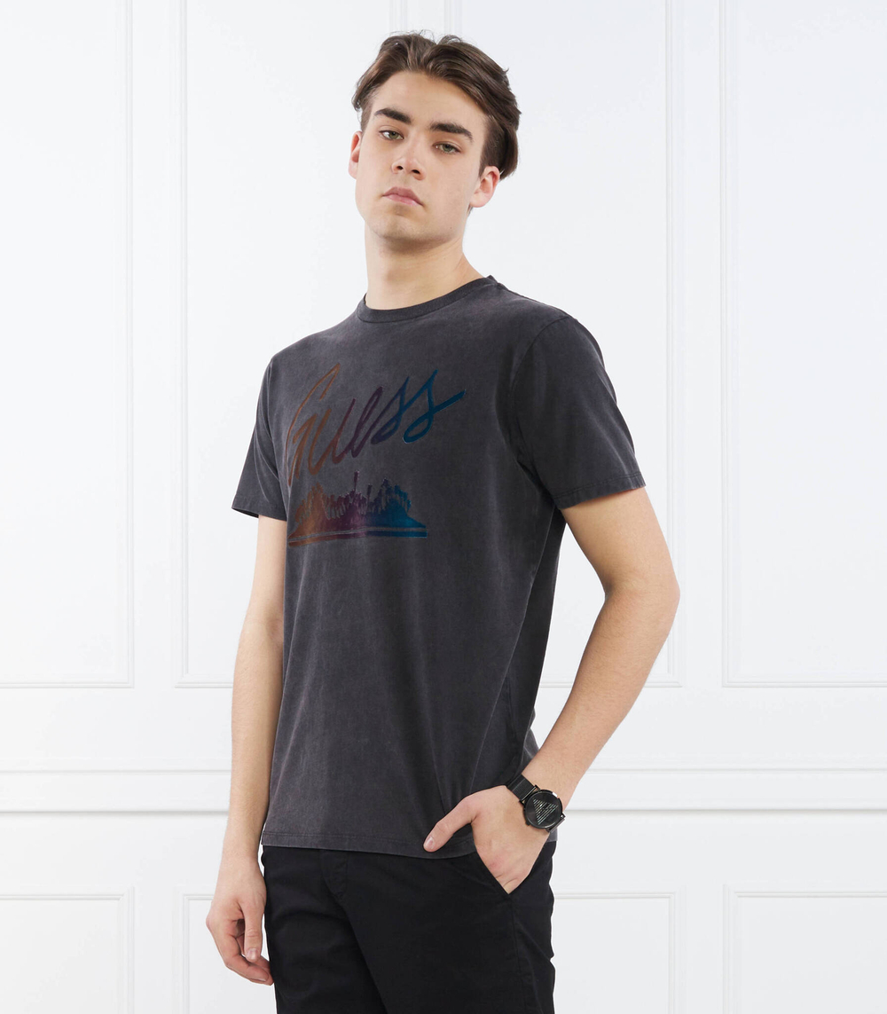 Футболка SS BSC GUESS ISLAND GUESS - черный(M3GI48 KBDL0)