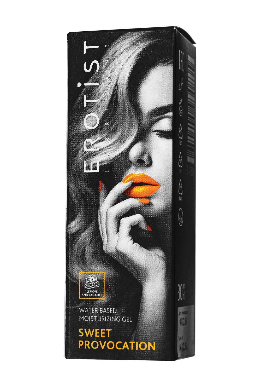 Съедобный гель Erotist SWEET PROVOCATION: LEMON AND CARAMEL (со вкусом лимона и карамели), 30 мл