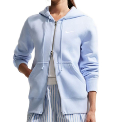 Женская Кофта теннисная Nike Sportswear Phoenix Fleece - hydrogen blue/sail