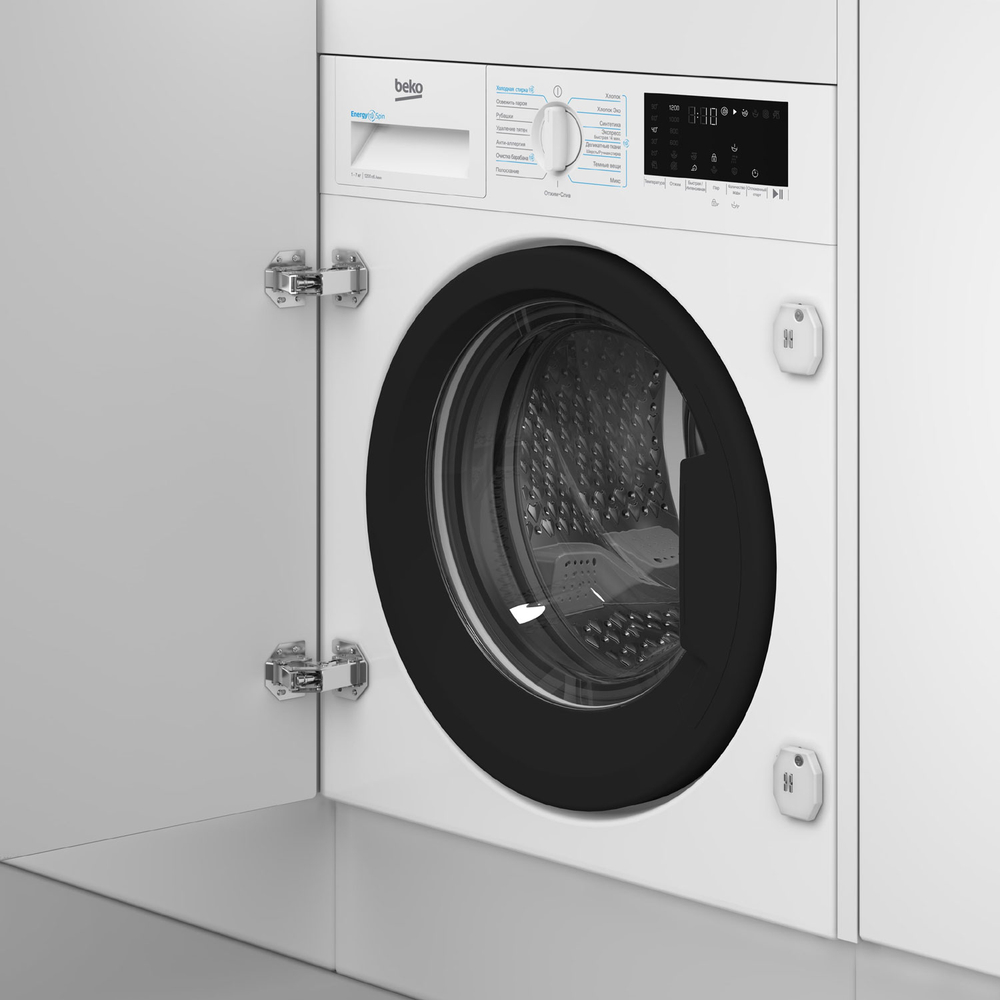 Встраиваемая стиральная машина Beko BI3WBT8721 W белая