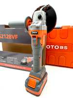 Болгарка Yaoto BS52128, бесщёточная, 2 аккумулятора, 6Ач в кейсе