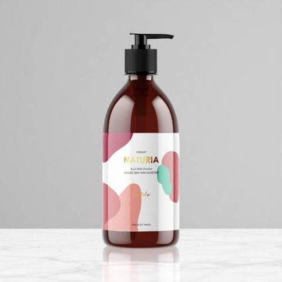 [NATURIA] Гель для душа ИНЖИР Creamy Milk Body Wash - Fig Pulp, 750 мл