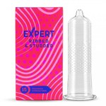 Презервативы EXPERT Ribbed&Studded, ребристо-точечные, 15 шт