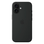 Силиконовый чехол с поддержкой MagSafe Apple Silicone Case для iPhone 16, Black (Черный)