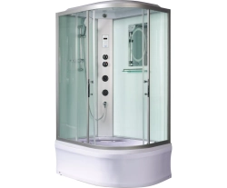 Душевая кабина WeltWasser (ВельтВассер) Halle 1204 L, с высоким поддоном, с электрикой и ГМ, 120x90x217