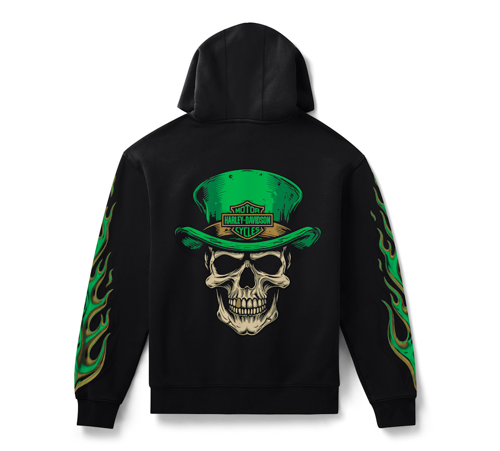 Толстовка H-D Skully McGee Pullover Fleece Hoodie Harley-Davidson