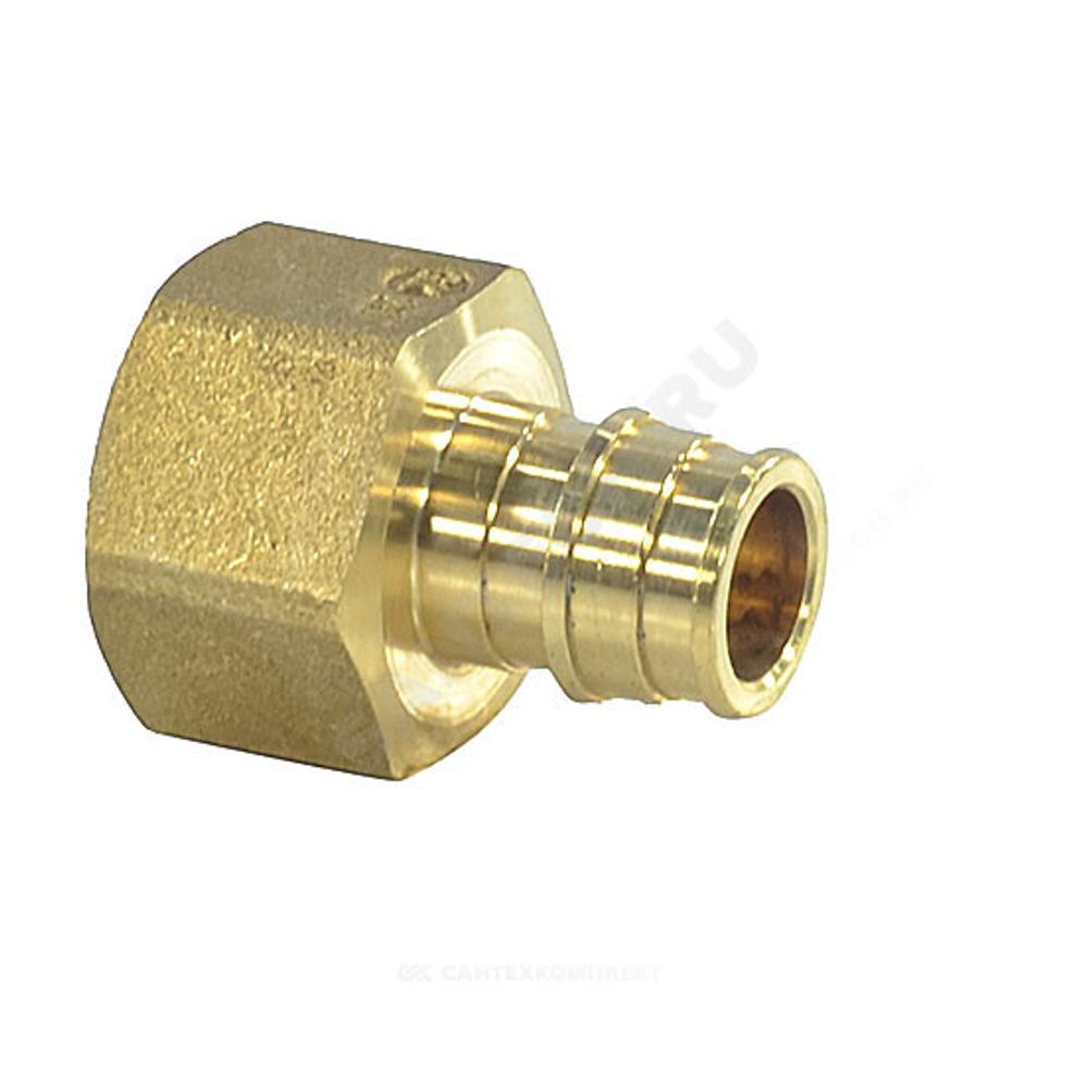 Муфта для PE-X труб радиальная латунь Дн 16х1/2" ВР GX109 Giacomini GX109Y033