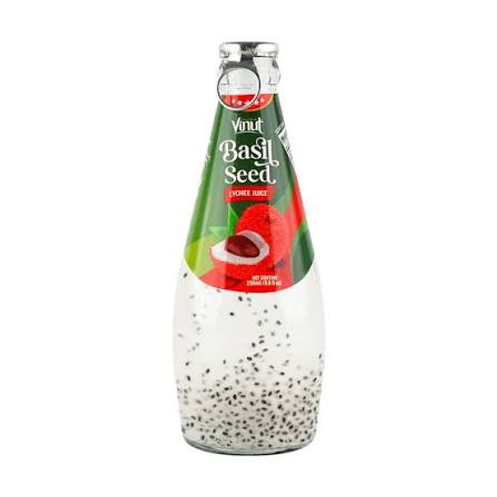 Напиток VINUT Basil seed Lychee Личи с семенами Базилика 290мл